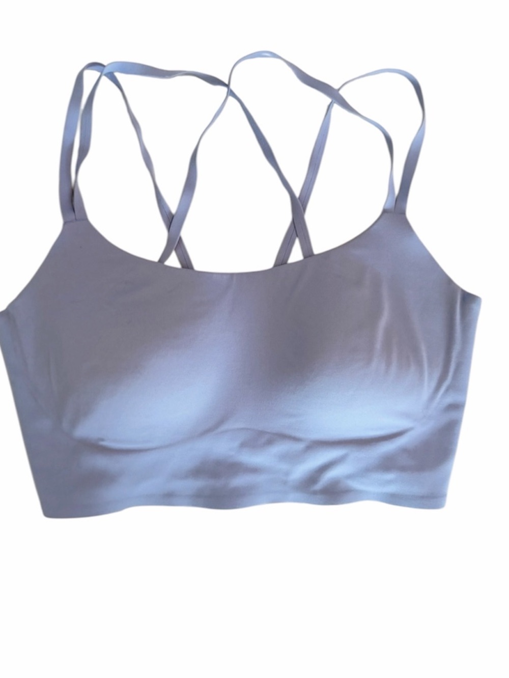 OFFLINE By Aerie Light Blue Strappy Seamless Sports Bralette